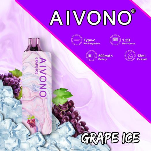 Grape Ice Aivono AIM GUN 7000 V2D4102 | Aivono Vape Review